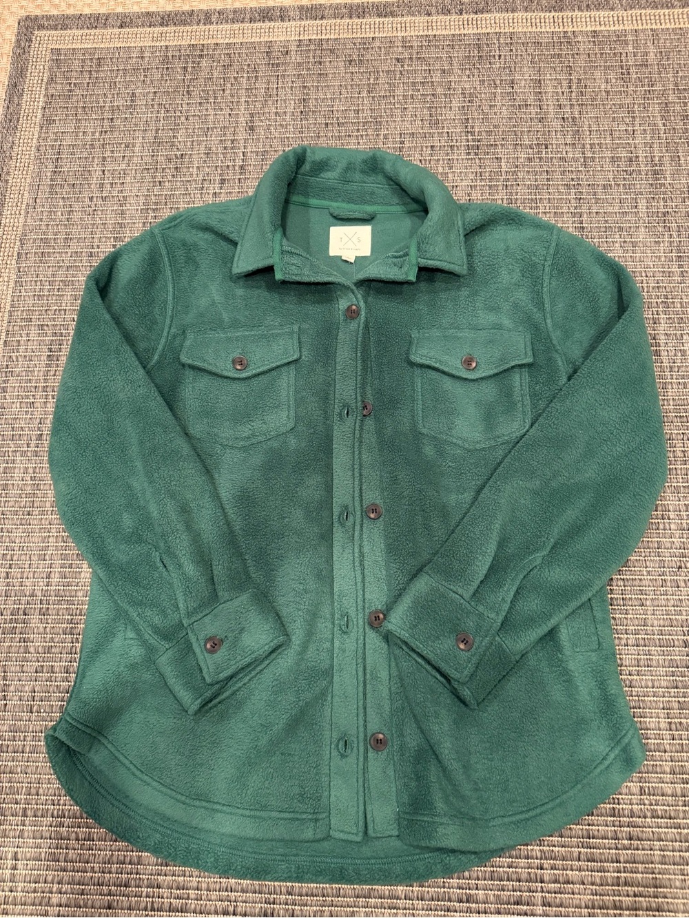 Thread & Supply Deep Green Shirt Jacket